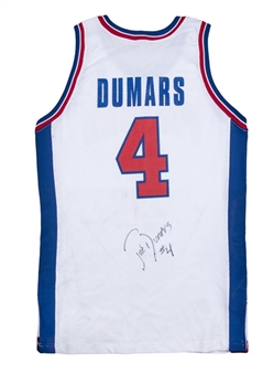 Joe Dumars Signed 1993-94 Detroit Pistons Pro-Cut Jersey (JSA)